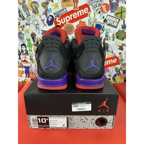 Size 10.5 - Jordan 4 Retro NRG Raptors 2018 100% Authentic! main image 5